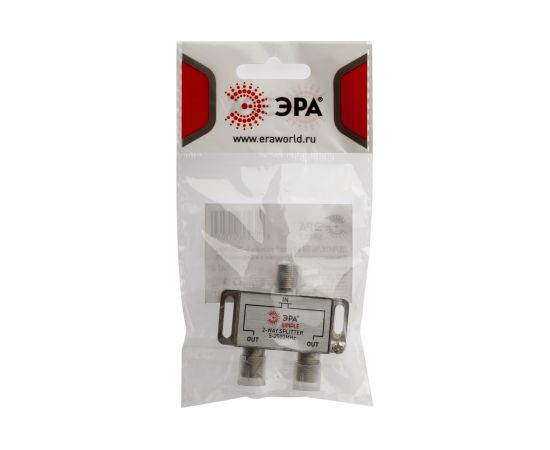 Делитель ЭРА ТВ х 2 под F разъем, 5-2500 МГц simple DSFSAT01 Б0048329 – изображение 4