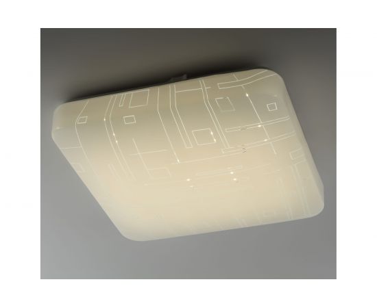 Потолочный светодиодный светильник ЭРА Классик без ДУ SPB624 Nancy S без ДУ квадратный Б0051093 – изображение 4