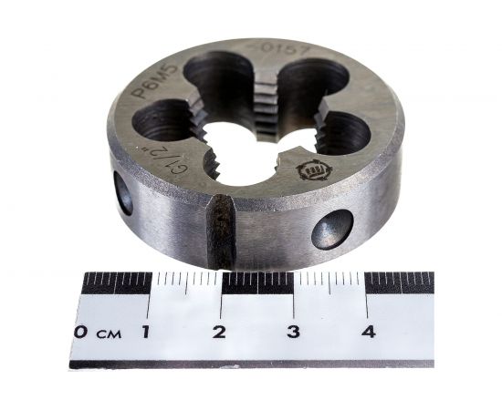 Плашка, трубная цилиндрическая G 1/2 дюйма Р6М5 ТМ Туламаш 143398 – изображение 4