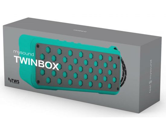 Портативная акустика Rombica MySound Twinbox - Blue BT-S077 – изображение 4