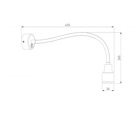 Настенный светодиодный светильник Elektrostandard Molly белый a043983 – изображение 5