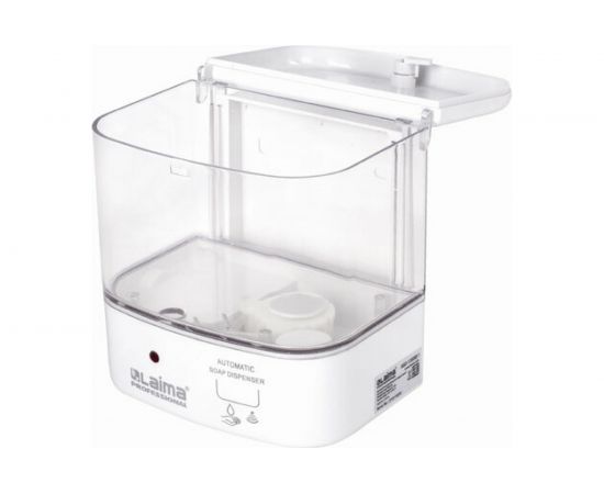 Диспенсер для жидкого мыла ЛАЙМА CLASSIC наливной, сенсорный, 1 л, ABS-пластик, белый 607317 – изображение 7