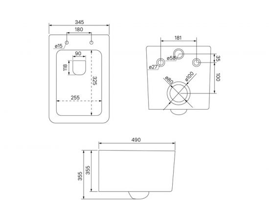 Подвесной безободковый унитаз IDDIS Bridge BRIRDSEi25 – изображение 9