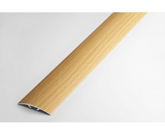 Порог прямой алюминиевый ЛУКА (35 мм, 1,8 м, декоративный, Бук натуральный) 00000002023 