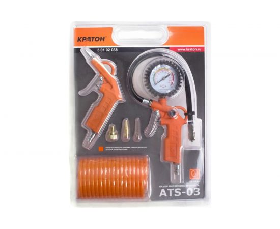 Набор пневмоинструментов Кратон ATS-03 3 01 02 038 