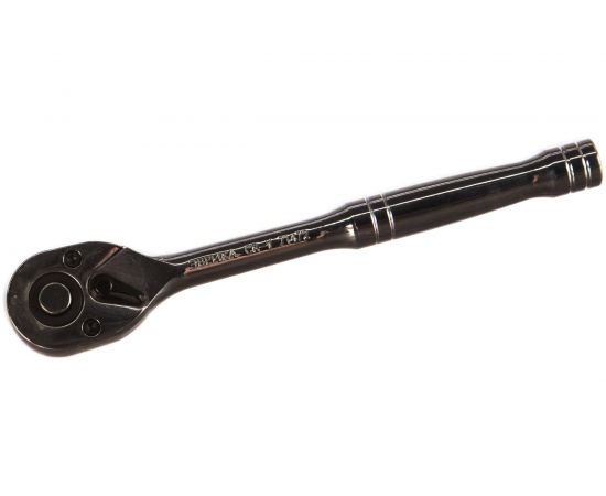 Трещотка с прямой металлической ручкой ЭВРИКА 1/4 72-зубцовая ER-71472 