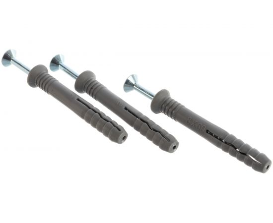 Дюбель-гвоздь VIPКрепеж потайной бортик 8х60 3 шт 10818 VIP 