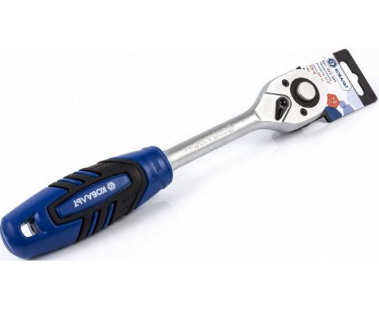 Трещоточная рукоятка 1/2, 250мм, 72зуба КОБАЛЬТ 642-395 