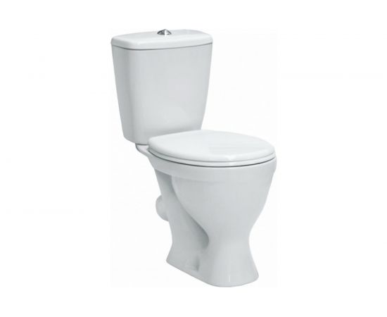Унитаз-компакт Sanita Эталон Комфорт косой выпуск, 1 режим, сиденье DP, Soft Close 438863 