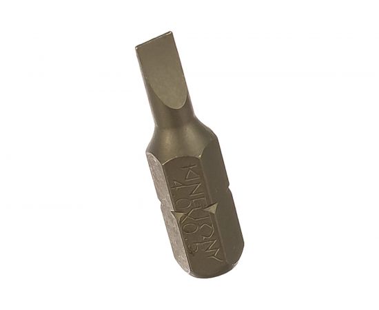 Вставка бита торцевая 1/4"", Slotted, 4х0.5 мм, L = 25 мм KING TONY 102504S1 