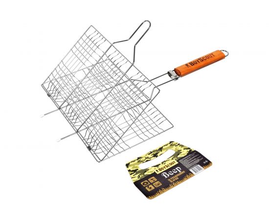 Решетка-гриль для 6 порций блюд BOYSCOUT + веер 61313 