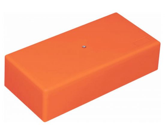 Огнестойкая коробка Экопласт MB145 E110, о/п 145х75х40, с гладкими стенками, IP41, 6P, оранжевый 46003HF 