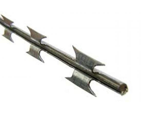 Проволока VOLOKA егоза АКЛ оцинкованная 500/40/3, бухта 10 м.п. АКЛ-500-40-3 – изображение 2