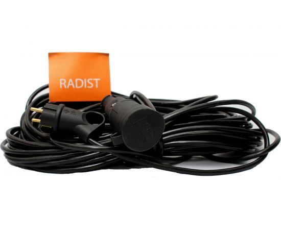 Удлинитель Радист РС16 10А 1 гнездо 3*0,75 30м IP44 чёрный 2647 – изображение 2