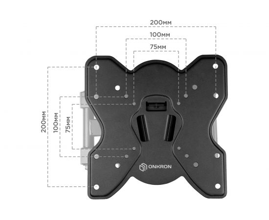 Кронштейн ONKRON BASIC M1S BLACK 2000044461 – изображение 2