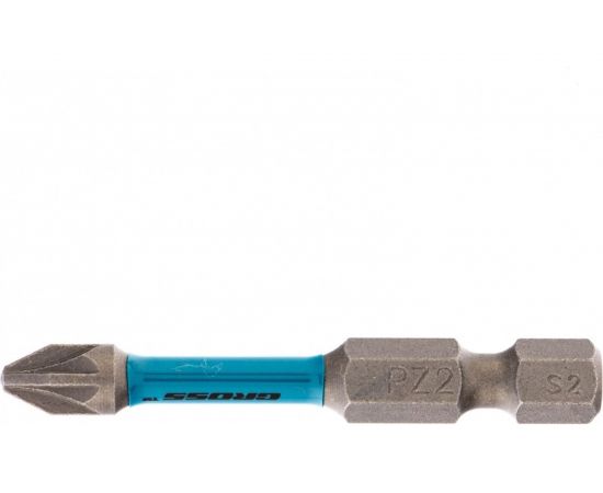Набор бит торсионных (10 шт; PZ2x50 мм) для ударных шуруповертов GROSS 11495 – изображение 2