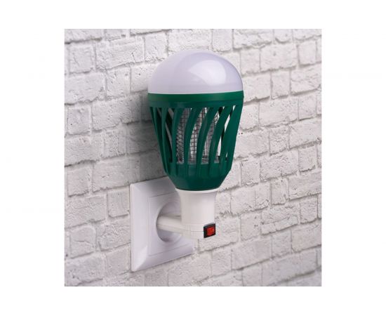 Патрон-переходник с выключателем FERON с E27 на розетку, 230V, пластик, белый, 40х60мм, LH61 41039 – изображение 2