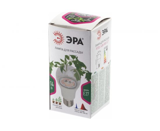 Лампа ЭРА FITO 14W RB E27 Б0050602 – изображение 2