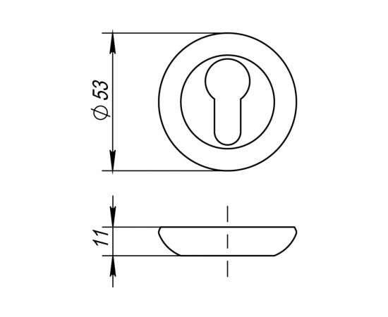 Накладка под цилиндр Fuaro ET RM CP-8 23713 – изображение 2