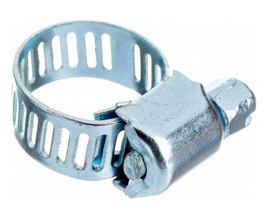 Обжимной просечной хомут FIT DIY сталь ширина 8 мм 5/8 10-16 мм 64251:10 – изображение 2