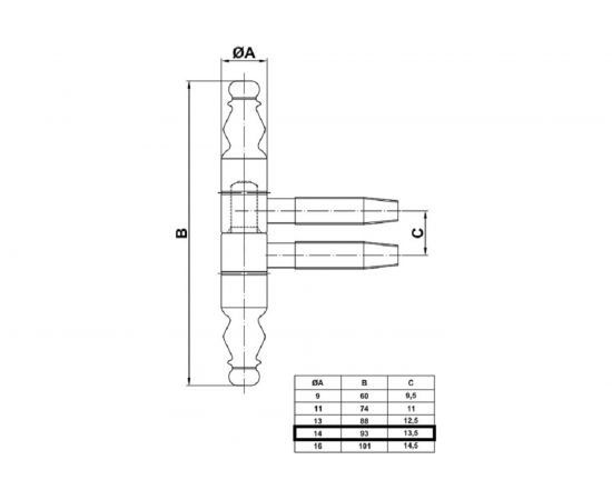 Петля Amig покр. бронза 6869 – изображение 2