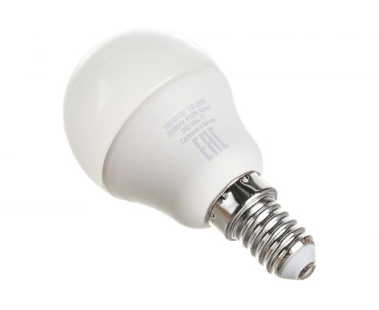 Лампа LED Globe E14 6.5W 100-240V 4100K Gauss 105101207 – изображение 2