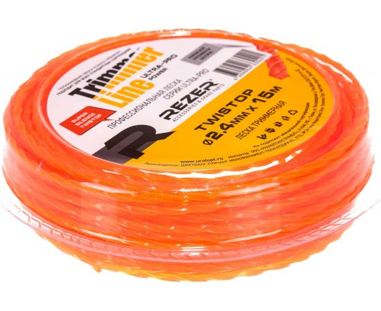 Леска TWISTOP (2.4 мм; 15 м; квадрат) Rezer – изображение 3