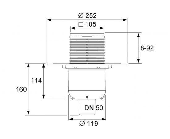 Дренажный трап TECE ТЕСЕdrainpoint S 3601300 – изображение 3