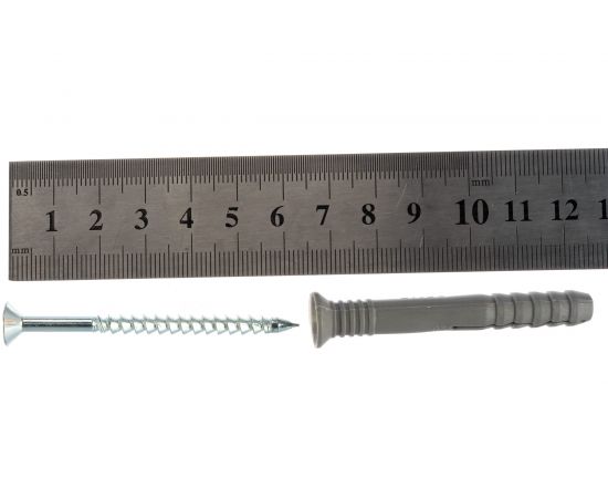 Дюбель-гвоздь VIPКрепеж потайной бортик 8х60 3 шт 10818 VIP – изображение 4