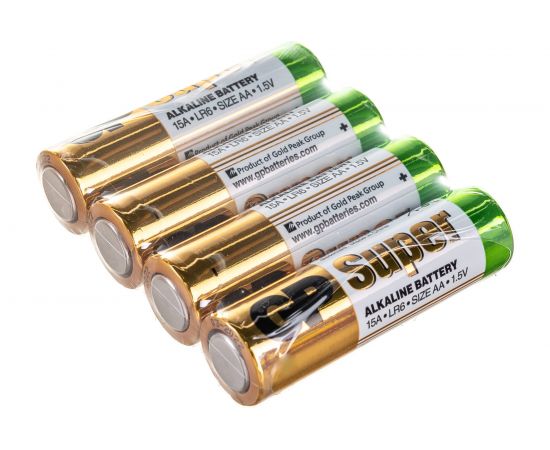 Алкалиновые батарейки GP Super Alkaline 15А АA - 96 шт. 15ARS-2SB4 – изображение 5