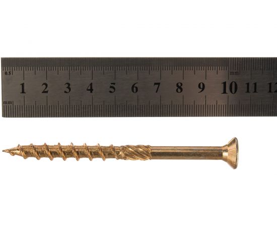 Конструкционный шуруп для дерева ЕВРОПАРТНЕР потай TORX 40, ж/п 8x100 1шт. 0 1421 0 – изображение 5