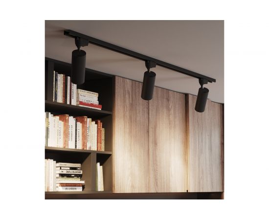 Трековый светильник GAUSS цилиндр 20W 1760lm 4000K 180-220V IP20 65х206мм черный LED 1/40 TR084 – изображение 6