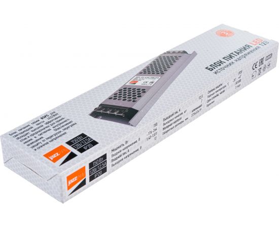 Драйвер Jazzway BSPS 12V 12,50A-150W IP20 3329235A – изображение 6