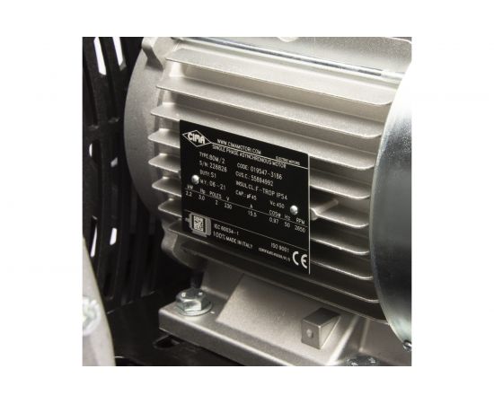 Двухцилиндровый ременной компрессор WIEDERKRAFT 50л 320л/мин WDK-90532 – изображение 10