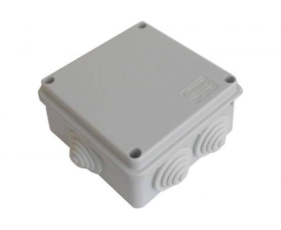 Распределительная коробка Экопласт JBS100 о/п 100х100х55, 6 выходов, IP55 44007HF 