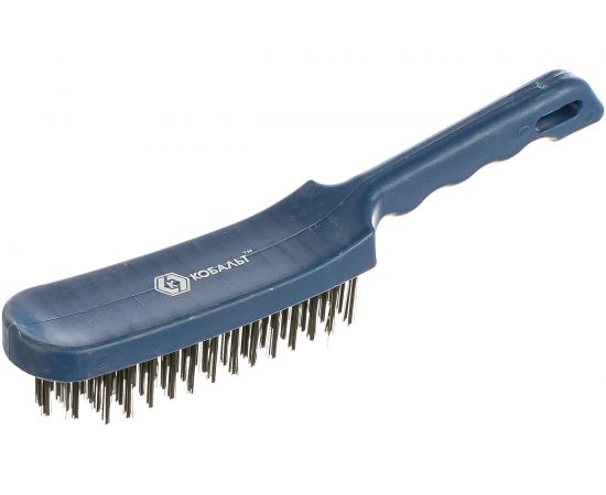 Кордщетка (ручная, 6-рядная, стальная, 280 мм) КОБАЛЬТ 248-672 