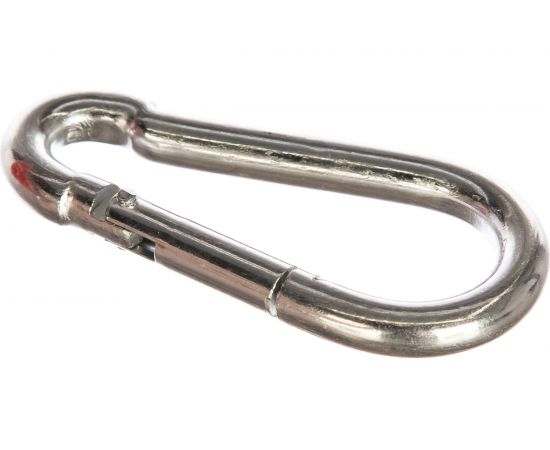 Карабин ЗУБР DIN 5299С, 8мм, 1 шт, оцинкованный, 304546-08 