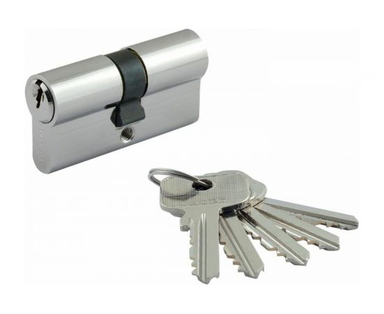 Цилиндровый механизм НОРА-М ЕСО Z Л-60 30-30 хром Х 15203 