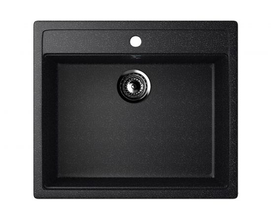 Кухонная мойка ULGRAN U-104 черный U-104-308 