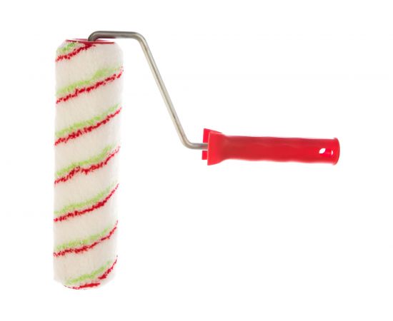 Валик 250 мм, ворс 12 мм, D - 48 мм, D ручки - 8 мм, полиамид, полиакрил СИБРТЕХ Эмали 80171 