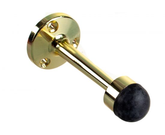 Дверной настенный ограничитель РЕНЦ латунь античная INDS 77 PB 