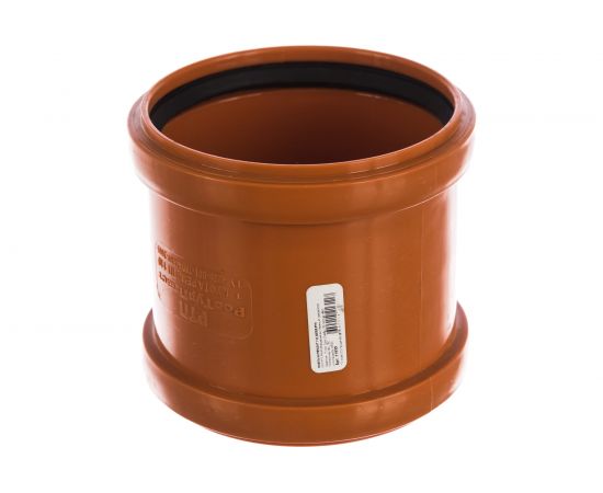 Надвижная ремонтная муфта наружной канализации RTP 110 мм 11632 