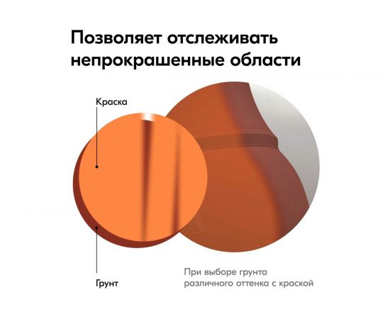 Универсальный акриловый грунт KUDO красно-коричневый 11601734 – изображение 2