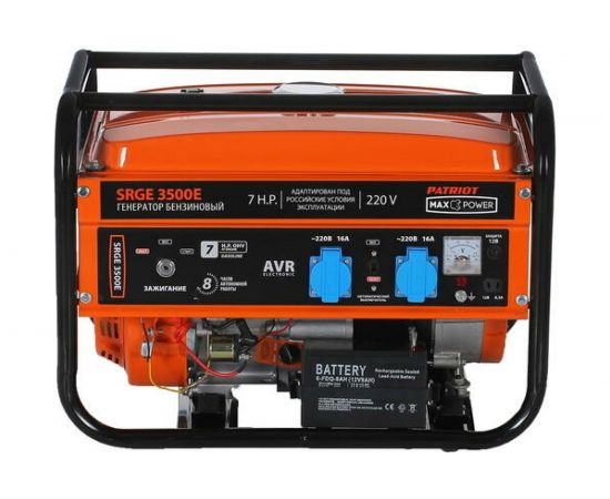 Бензиновый генератор PATRIOT Max Power SRGE 3500E 474103150 – изображение 2