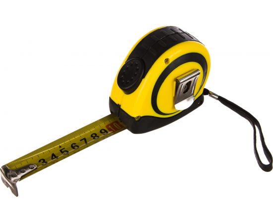 Рулетка (обрезиненный корпус, 7.5 м х 25 мм) Biber AUTOSTOP 40074 тов-173004 – изображение 2