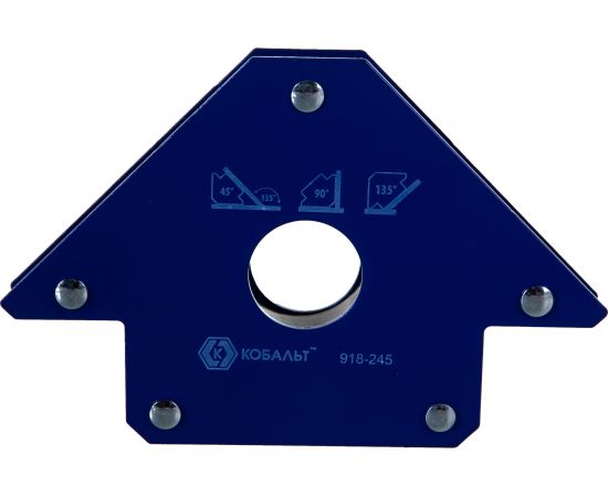 Угольник магнитный Стрелка (100 мм; 3 угла; до 22 кг) КОБАЛЬТ 918-245 – изображение 2