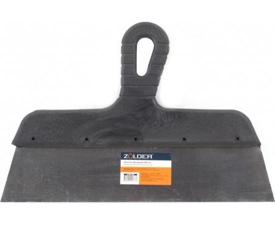 Фасадный шпатель ZOLDER 300 мм, полированная нержавеющая сталь, ручка пластик А1062-300 – изображение 2