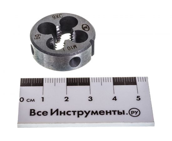 Метрическая плашка М10.0х1.5, /LH/ левая 9ХС ТехноСталь t245044 – изображение 3