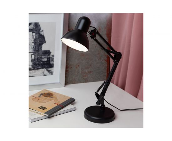 Настольный светильник ЭРА N-214-E27-40W-BK черный Б0035068 – изображение 3