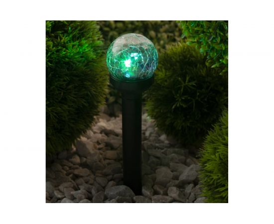 Садовый светильник на солнечной батарее ЭРА SLPL33CRAC пластик, стекло Б0018818 – изображение 3